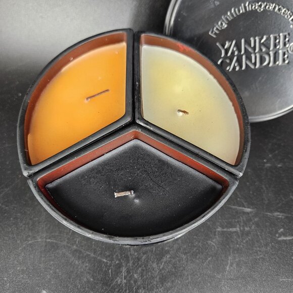 Yankee Candle Halloween 3 Scents Boo Tricky Wicked Patchouli Peppermint Jar - Picture 5 of 12